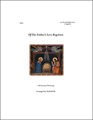 Of The Father's Love Begotten SATB choral sheet music cover Thumbnail